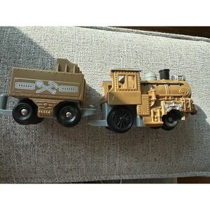 Vintage GeoTrax Goldstein mining push train set lot of‎ two